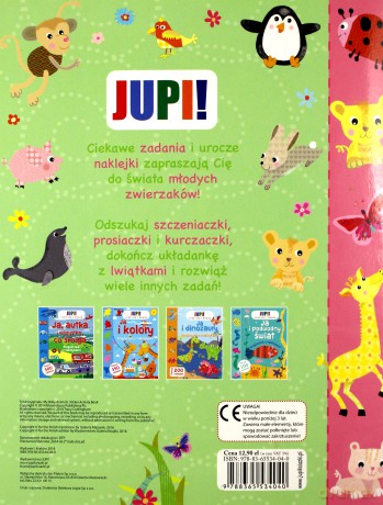 Ja i małe zwierzaki. Książeczka z naklejkami [KSIĄŻKA]