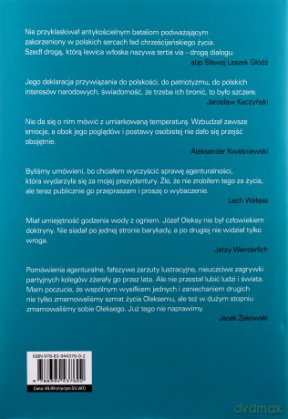 Józef Oleksy Wspomnienia, wywiady, materiały do biografii - Wojciech Czuchnowski (twarda) [KSIĄŻKA]