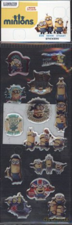 Naklejki 3d Minionki st14mn