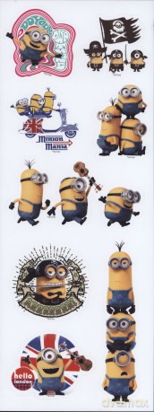 Naklejki duże Minionki st21mn