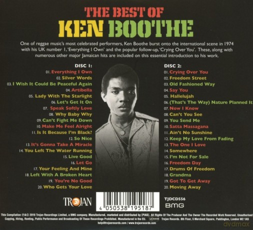 Ken Boothe: The Best Of (digipack) [2CD]