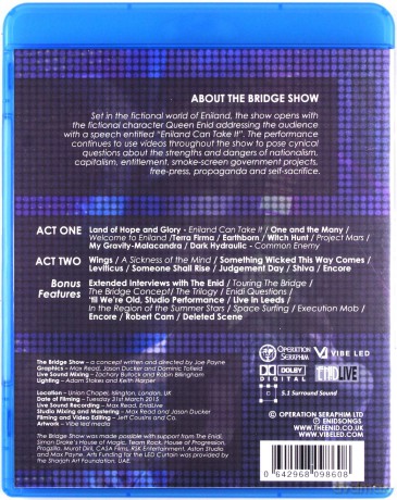 The Enid: The Bridge Show Live At The Union Chapel [Blu-Ray]