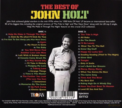 John Holt: The Best Of (digipack) [2CD]