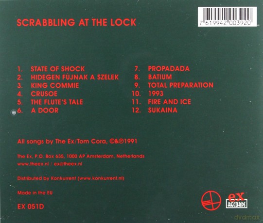 The Ex+Tom Cora: Scrabling At The Lock [CD]