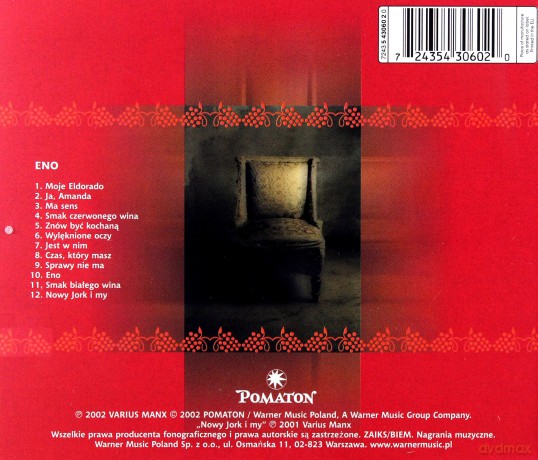 Varius Manx: Eno [CD]