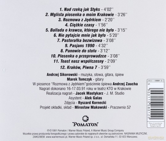 Andrzej Sikorowski: Moje Piosenki [CD]