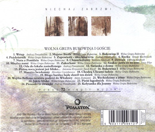 Wolna Grupa Bukowina: Niechaj Zabrzmi [CD]