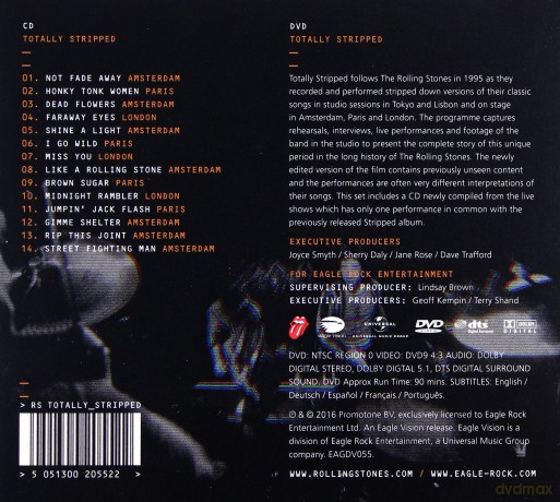 Rolling Stones: Totally Stripped [CD]+[DVD]
