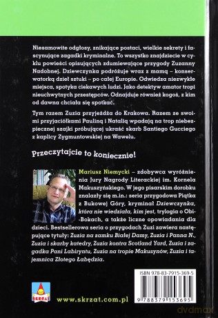 Zuzia i skarby katedry - Mariusz Niemycki (twarda) [KSIĄŻKA]