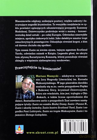 Zuzia I Zagadka Pani Labiryntu - Mariusz Niemycki (twarda) [KSIĄŻKA]