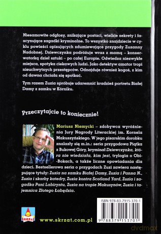 Zuzia na zamku białej damy - Mariusz Niemycki (twarda) [KSIĄŻKA]