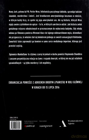 Tajemnice Manhattanu -Harrison Colin [KSIĄŻKA]