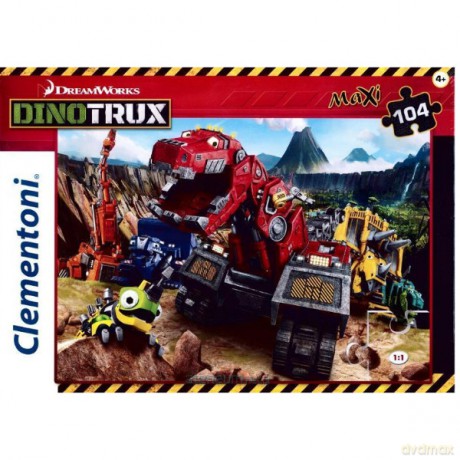 CLEMENTONI 104 el. MAXI Dinotrux [PUZZLE]