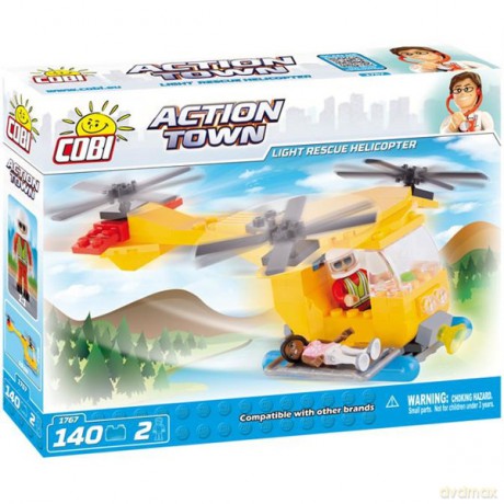 COBI Action Town helikopter ratunkowy [KLOCKI]