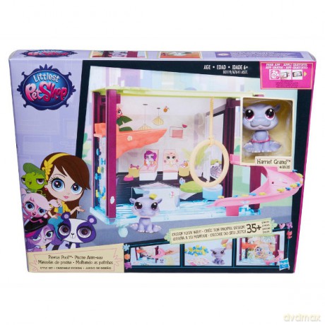 HASBRO Littles Pet Shop Ulubione miejsca, Basen i Spa