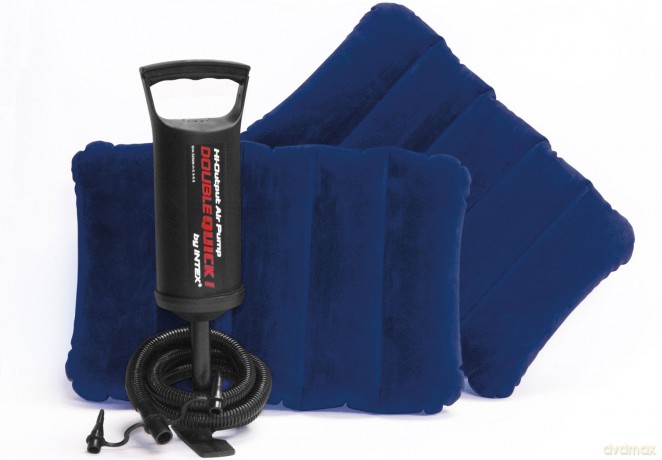 INTEX Materac Queen Classic plus pompka