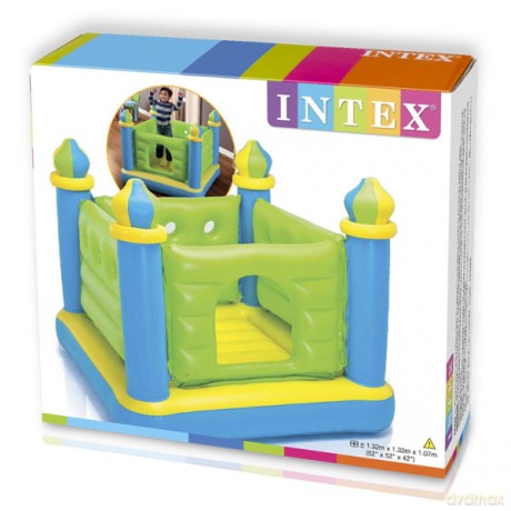 INTEX Trampolina zamek 132x132x107 cm