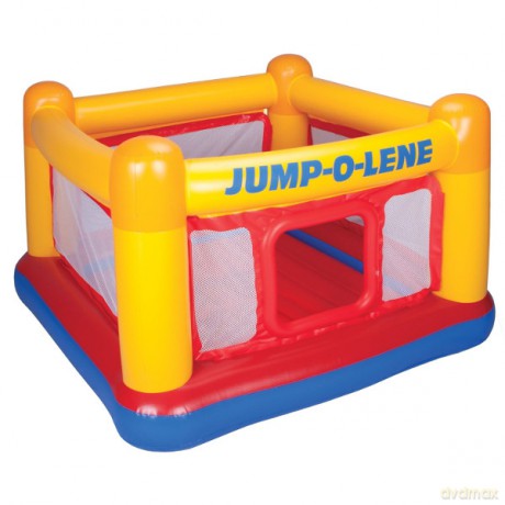 INTEX Trampolina zamek 174x174x12 cm