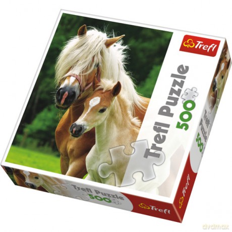 TREFL 500 el. Konie (91407) [PUZZLE]