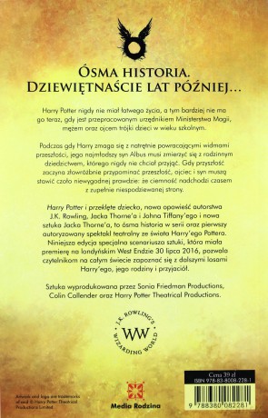 Harry Potter i Przeklęte Dziecko część 1+2 - Jack Thorne, Johna Tiffany, J.K. Rowling [KSIĄŻKA]
