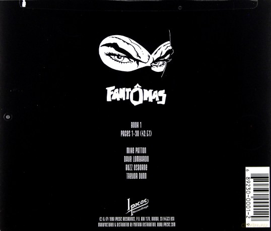 Fantomas: S/T [CD]