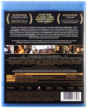 Les Miserables Nędznicy [Blu-Ray]