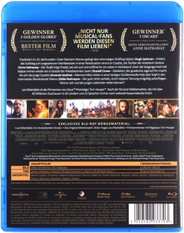 Les Miserables Nędznicy [Blu-Ray]