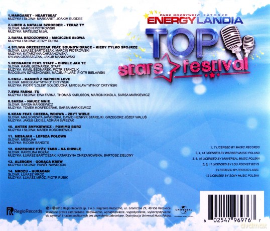 Energylandia Top Stars [CD]