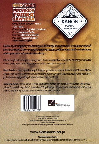 Przygody Tomka Sawyera - Mark Twain [AUDIOBOOK] [CD-MP3]