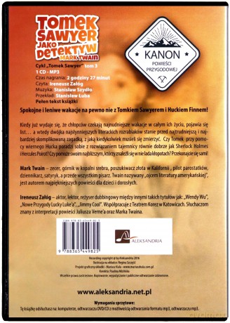 Tomek Sawyer jako detektyw - Mark Twain [AUDIOBOOK] [CD-MP3]