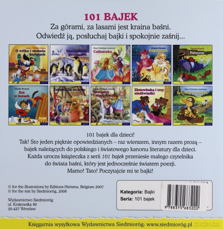 101 bajek - Czerwony Kapturek - Charles Perrault [KSIĄŻKA]