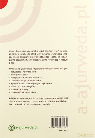Ajurweda a uroda. Jak być pięknym - Melanie Sachs [KSIĄŻKA]