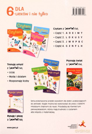 Czytam z Lokomotywą cz. 1 A, O, E, I, M, T [KSIĄŻKA]