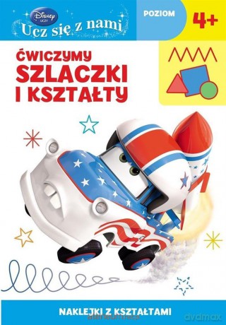 Disney ucz się z nami. Ćwiczymy szlaczki Auta [KSIĄŻKA]