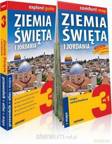Explore!guide Ziemia Święta i Jordania 3w1 laminat [KSIĄŻKA]