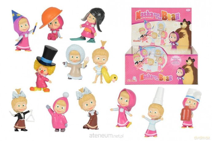 Figurka Masza 6 cm, 12 wzorów - display (24 szt) [FIGURKA]