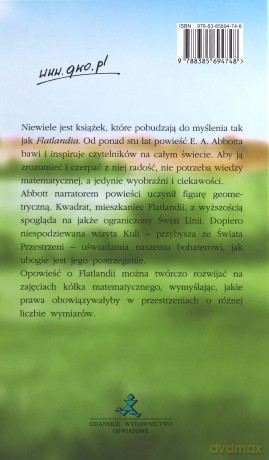Flatlandia, czyli Kraina Płaszczaków - Edwin E. Abbott [KSIĄŻKA]