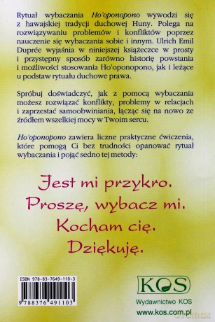 Ho'oponopono. Hawajski rytuał wybaczania - Urlich Emil Dupre [KSIĄŻKA]