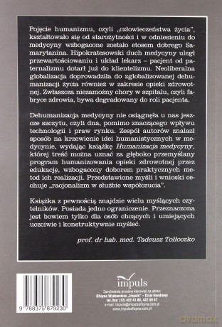 Humanizacja medycyny [KSIĄŻKA]