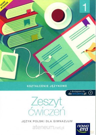 Język polski gimnazjum 1 Kształcenie językowe ćwiczenie (z kodem) [KSIĄŻKA]
