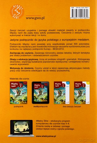 Język polski Szkoła podstawowa 5/2 Między Nami ćwiczenie wersja A [KSIĄŻKA]