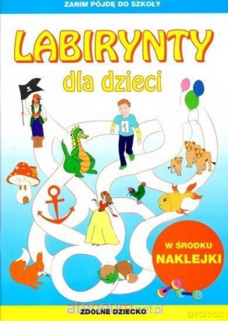Labirynty dla dzieci [KSIĄŻKA]