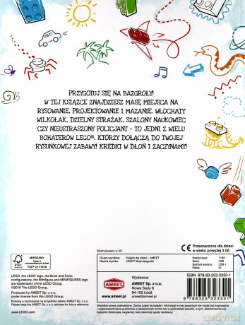 LEGO Moje bazgrołki [KSIĄŻKA]