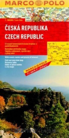 Mapa Drogowa Marco Polo. Czech Republic 1:300 000