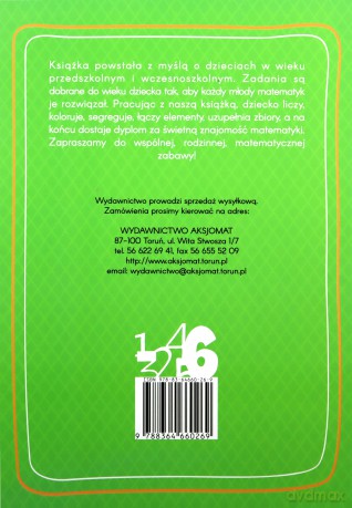 Matematyka - ćwiczenia dla najmłodszych - Joanna Korońska-Maciejewska, Justyna Nodzyńska [KSIĄŻKA]