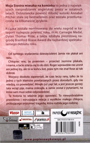 Moja siostra mieszka na kominku - Annabel Pitcher [KSIĄŻKA]