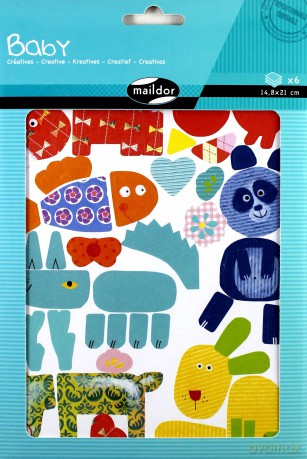 Naklejki Baby 6 arkuszy 279 naklejek