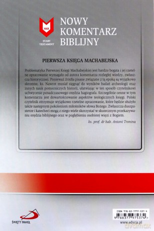 NKB Pierwsza Księga Machabejska ST XIV cz. 1 - ks. Janusz Nawrot [KSIĄŻKA]