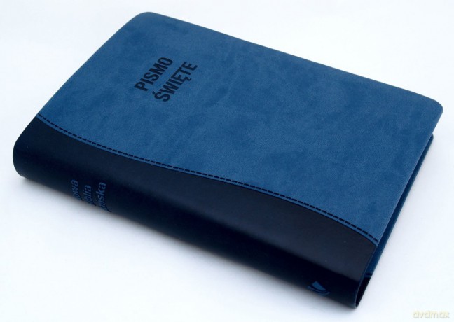 Nowa Biblia Gdańska - oprawa ekoskóra granat [KSIĄŻKA]