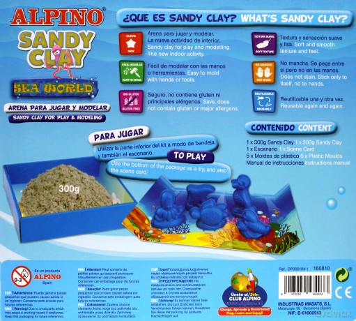 Piasek kinetyczny Sandy Clay Sea World